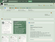 Tablet Screenshot of cbltv.deviantart.com