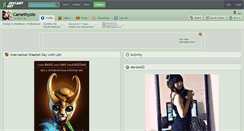 Desktop Screenshot of camethyste.deviantart.com
