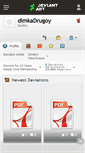 Mobile Screenshot of dimkadrugoy.deviantart.com