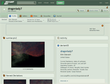 Tablet Screenshot of dragonlady7.deviantart.com