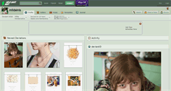 Desktop Screenshot of mildainis.deviantart.com