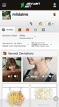 Mobile Screenshot of mildainis.deviantart.com