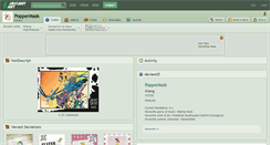Desktop Screenshot of poppermask.deviantart.com