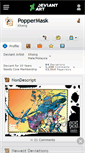 Mobile Screenshot of poppermask.deviantart.com