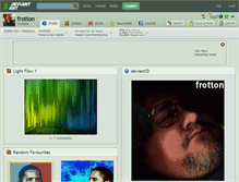 Tablet Screenshot of frotton.deviantart.com
