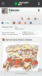 Mobile Screenshot of fakejon.deviantart.com