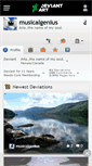 Mobile Screenshot of musicalgenius.deviantart.com