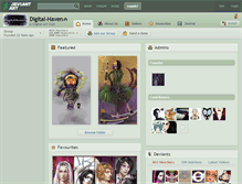 Tablet Screenshot of digital-haven.deviantart.com