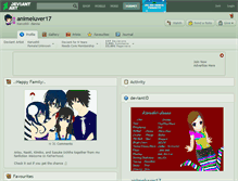 Tablet Screenshot of animeluver17.deviantart.com