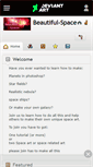 Mobile Screenshot of beautiful-space.deviantart.com