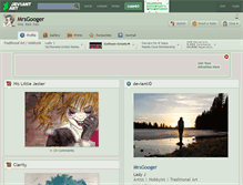 Tablet Screenshot of mrsgooger.deviantart.com