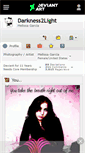 Mobile Screenshot of darkness2light.deviantart.com