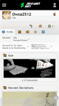 Mobile Screenshot of owca2512.deviantart.com