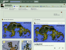 Tablet Screenshot of drakharim.deviantart.com