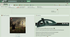 Desktop Screenshot of deorsa.deviantart.com