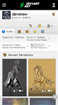 Mobile Screenshot of devonsw.deviantart.com