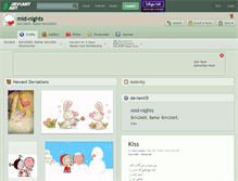 Tablet Screenshot of mid-nights.deviantart.com
