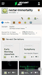 Mobile Screenshot of nectar-immortality.deviantart.com