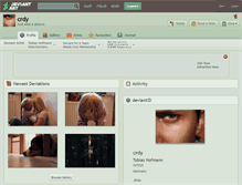 Tablet Screenshot of crdy.deviantart.com