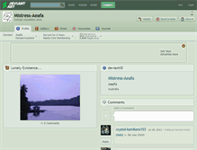 Tablet Screenshot of mistress-aeafa.deviantart.com