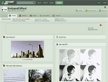 Tablet Screenshot of emilyandclifford.deviantart.com