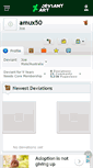 Mobile Screenshot of amux50.deviantart.com