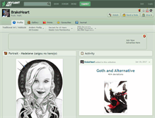 Tablet Screenshot of brakeheart.deviantart.com