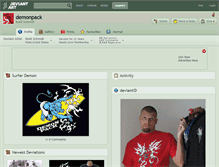 Tablet Screenshot of demonpack.deviantart.com