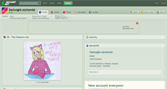 Desktop Screenshot of darknight-alchemist.deviantart.com