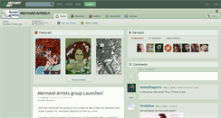 Desktop Screenshot of mermaid-artists.deviantart.com