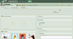 Desktop Screenshot of pantherjtg.deviantart.com