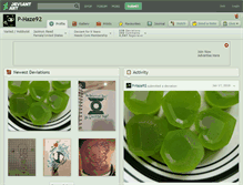 Tablet Screenshot of p-haze92.deviantart.com