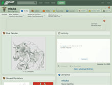 Tablet Screenshot of misuka.deviantart.com