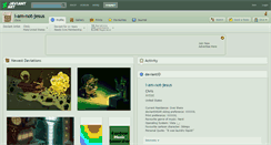 Desktop Screenshot of i-am-not-jesus.deviantart.com