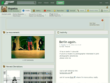 Tablet Screenshot of iliopetra.deviantart.com