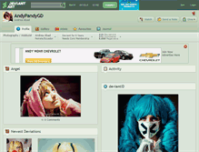 Tablet Screenshot of andypandygd.deviantart.com