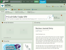 Tablet Screenshot of amtrak.deviantart.com