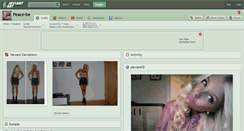 Desktop Screenshot of peace-be.deviantart.com