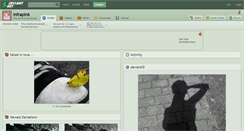 Desktop Screenshot of infrapink.deviantart.com