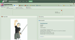 Desktop Screenshot of hantshammer.deviantart.com