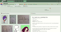 Desktop Screenshot of catzrcute.deviantart.com