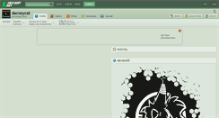 Desktop Screenshot of dacrazycat.deviantart.com
