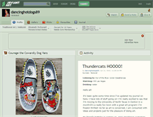 Tablet Screenshot of dancinghotdogs89.deviantart.com