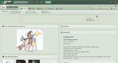Desktop Screenshot of lucidprimate.deviantart.com