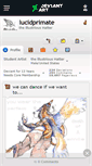 Mobile Screenshot of lucidprimate.deviantart.com