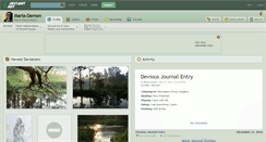 Desktop Screenshot of maria-demon.deviantart.com