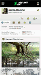 Mobile Screenshot of maria-demon.deviantart.com