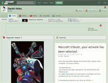 Tablet Screenshot of daniel-velez.deviantart.com