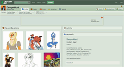 Desktop Screenshot of damyenhunt.deviantart.com