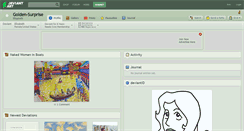 Desktop Screenshot of golden-surprise.deviantart.com